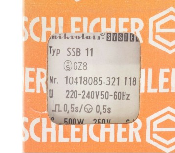 SCHLEICHER SSB 11 SSB11 0,5 S ! NEW ! 