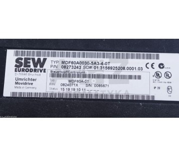 SEW MDF60A0030-5A3-4-0T  MDF60A00305A340T  08273243 0824071X