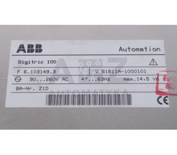 ABB DIGITRIC 100 DIGITRIC100 F 6.103149.3 V 61611A-1000101 ! NEW !