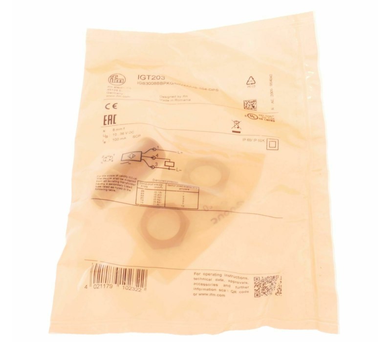 IFM IGT203 IGB3008BBPKG/M/V4A/US-104-DPS ! new ! 