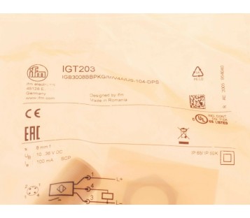IFM IGT203 IGB3008BBPKG/M/V4A/US-104-DPS ! new ! 
