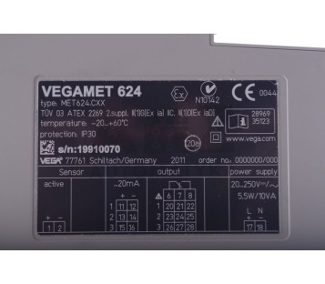 VEGA VEGAMET 624 MET624.CXX  MET624CXX 