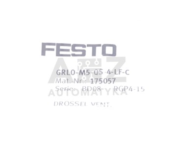 FESTO GRLO-M5-QS-4-LF-C GRLOM5QS4LFC  175057 ! 5PCS  ! NEW !