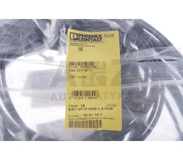 PHOENIX CONTACT SAC-4P-M 8MS/1,5-PUR  SAC4PM8MS15PUR 1681787 ! 5PCS ! NEW !