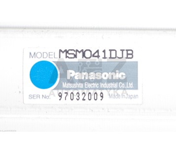 PANASONIC MSM041DJB AC SEVO MOTOR