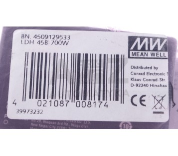 MW MEAN WELL LDH-45B-700W  LDH45B700W ! NEW !
