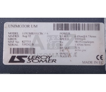 LS LEROY SOMER 115UMB300CBCAA 827733  