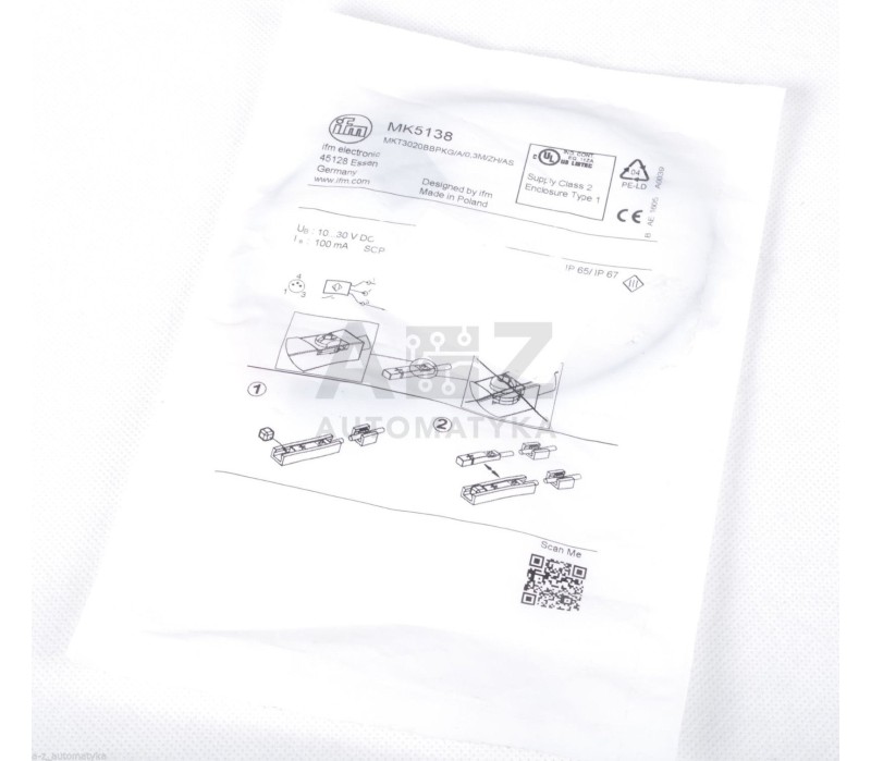 IFM MK5138 MKT3020BBPKG/A/0,3M/ZH/AS MKT3020BBPKGA03MZHAS ! NEW !