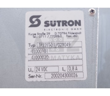 SUETRON SAUTER TP32ET-01 TP32ET01 029049 