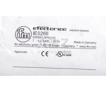 IFM EFECTOR100 IE5266 IEB3001-BPKG/AS IEB3001BPKGAS ! NEW !