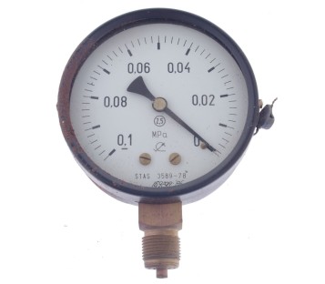 STAS 3589-78 358978  0-0.1MPa  150mm M20X15 Pressure Gauge, (WITH CORROSI ! NEW 