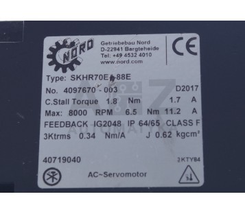 NORD SKHR70E-88E  SKHR70E88E  4097670-003 4097670003 SKHR70E1-88E