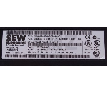 SEW MDV60A0150-503-4-00 MDV60A0150503400 08264910 
