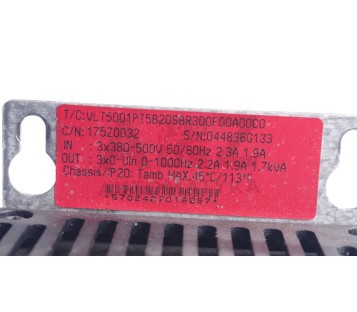 DANFOSS VLT5001PT5B20SBR3D0F00A00C0  175Z0032 