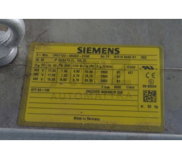SIEMENS 1PH7103-2NG02-0CA0 1PH71032NG020CA0 ! NEW !