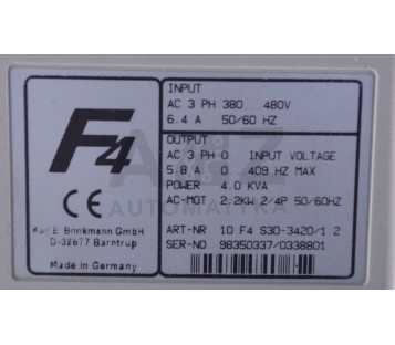 KEB 10.F4.S3D-3420/1.2  10F4S3D342012