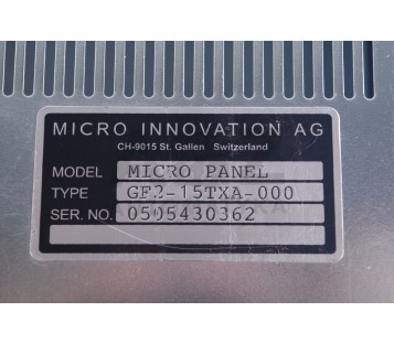 MICRO INNOVATION AG MICRO PANEL GF2-15TXA-000  GF215TXA000 MICRO PANEL