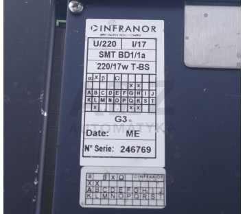 INFRANOR MESA SMTBD1/1A 220/17W T-BS  SMTBD11A22017WTBS  00081187  BM20-A BM20A 