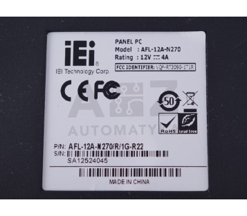 IEI PANEL PC AFL-12A-N270 AFL12AN270  AFL-12A-N270/R/1G-R22 AFL12AN270R1GR22 