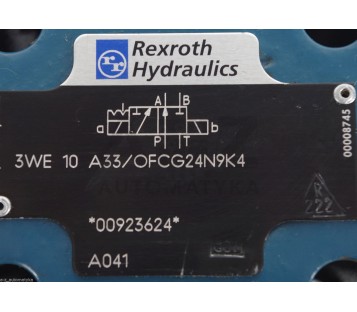 REXROTH 3WE 10 A33/OFCG24N9K4 3WE10A33OFCG24N9K4 00923624 