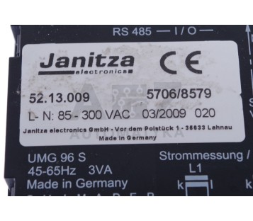 JANITZA  UMG 96 S UMG96S 52.13.009 5213009 