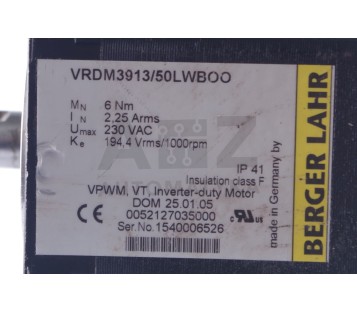 BERGER LAHR VRDM3913/50LWBOO VRDM391350LWBOO 0052127035000