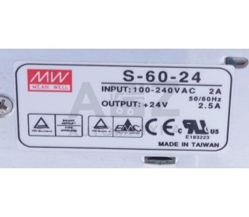 MEAN WELL MW S-60-24 MWS6024