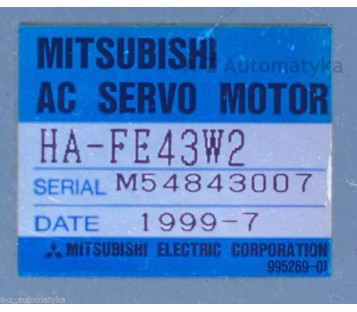 MITSUBISHI AC SERVO MOTOR HA-FE43W2 (  HAFE43W2 )