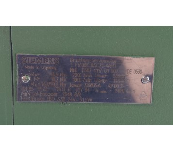 SIEMENS 1FT6084-8AC71-4AH1  1FT60848AC714AH1