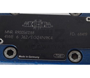 REXROTH H-4WEH 25 M67/6EG24N9ETS2K4 R900910172 + 4WE 6 J62/EG24N9K4 R900561288 