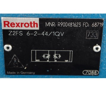 REXROTH H-4WEH 25 M67/6EG24N9ETS2K4 R900910172 + 4WE 6 J62/EG24N9K4 R900561288 
