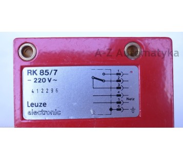 LEUZE ELECTRONIC RK 85/7 -220V~ ( RK857 / RK85/7 ) 412296