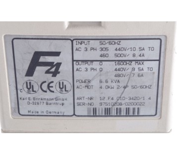 KEB 12.F4.C1D-3420/1.4  12F4C1D342014 