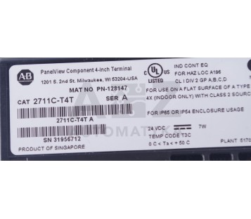 ALLEN BRADLEY PANELVIEW C400  2711C-T4T  2711CT4T  PN-128147 PN128147  