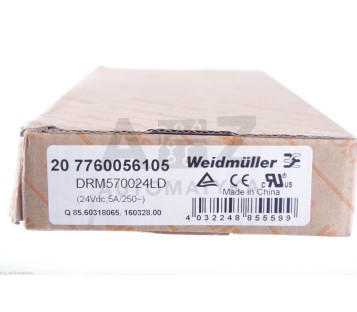 WEIDMULLER 7760056105 DRM570024LD 4CO 5A 250VAC, cv 24VDC, LED,  ! 10pcs ! NEW !