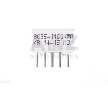 KINGBRIGHT SC36-11CGKWA  SC3611CGKWA ! 12PCS ! NEW !