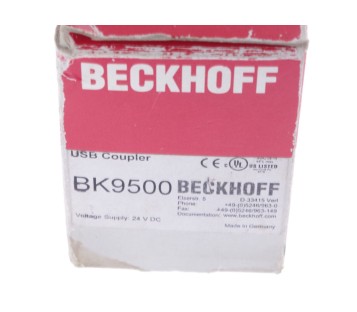 BECKHOFF USB COUPLER  BK9500  ! NEW !