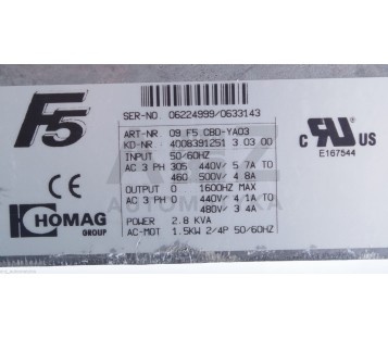 HOMAG KEB 09.F5.CBD-YA03   09F5CBDYA03 4008391251 