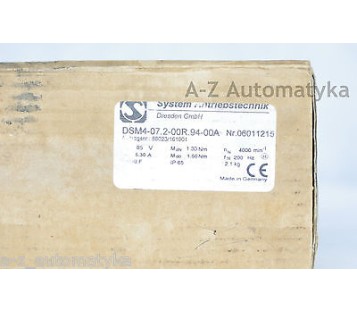 SYSTEM ANTRIEBSTECHNNIK DRESDEN DSM4-07.2-00R.94-00A  ! NEW !