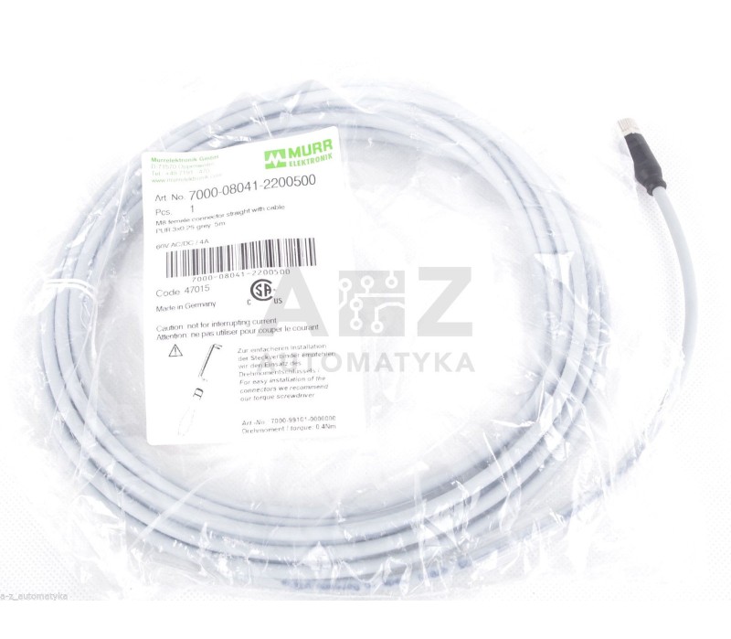 MURR ELEKTRONIK 7000-08041-2200500 7000080412200500 ! NEW !