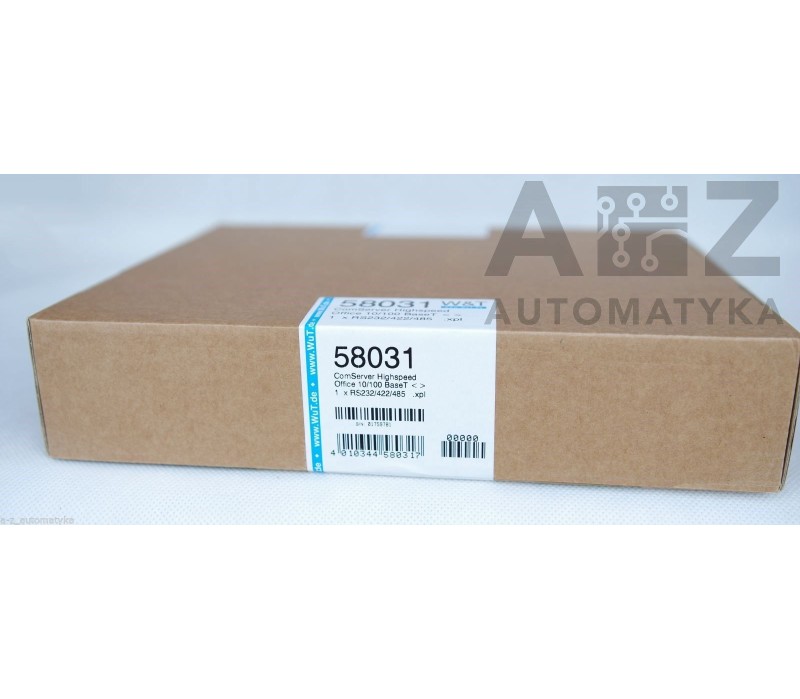 W&T: COM SERVER HIGHSPEED OFFICE 10/100 MBit   58031  ! NEW IN BOX !