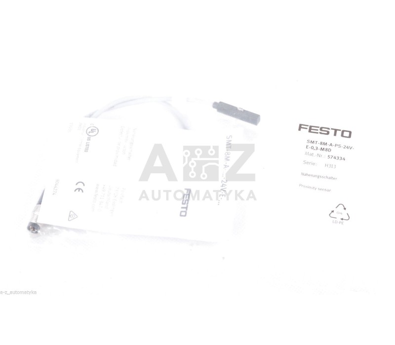 FESTO SMT-8M-A-PS-24V-E-0,3-M8D SMT8MAPS24VE0,3M8D 574334   ! NEW !
