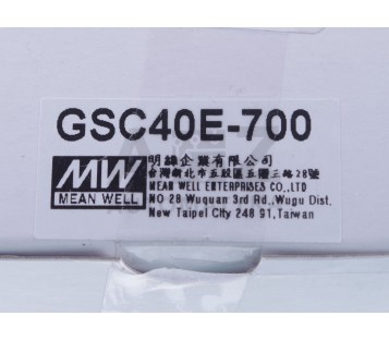 MEAN WELL GSC40E-700  GSC40E700  LED Power Supplies 40.4W 29-58V 700mA   ! NEW !