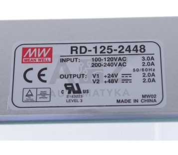 MEAN WELL RD-125-2448   RD1252448  ! NEW !