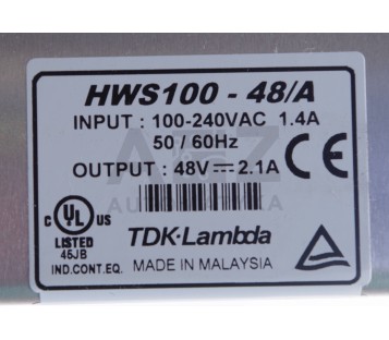 TDK-LAMBDA HWS100-48/A  HWS10048A  HWS10048/A  POWER SUPPLY ! NEW !
