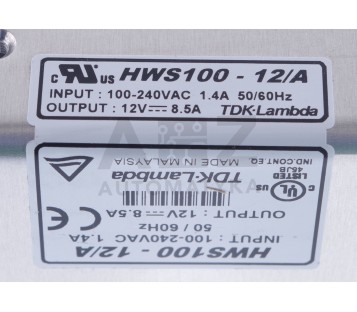 TDK-LAMBDA TDK LAMDA HWS-100-12/A   HWS10012/A   HWS10012A  510865  ! NEW !