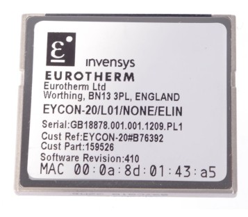 EUROTHERM EYCON-20/L01/NONE/ELIN EYCON20L01NONEELIN  159526 