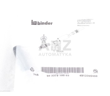 BINDER 768 99 3379 100 03 4913395450 76899337910003 Male Cable Connecto ! NEW ! 