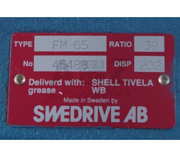 PMC SWEDRIVE AB FM 65 FM65 45488 
