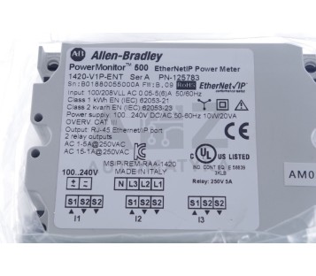 ALLEN BRADLEY POWERMONITOR 500 1420-V1P-ENT  1420V1PENT  ! NEW !